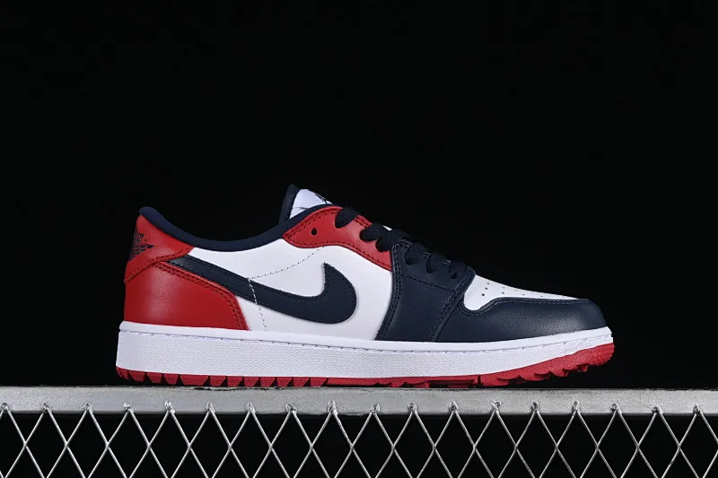 All categories Air Jordan Jordan series basketball shoes Air Jordan 1 Low G version pure original Air Jordan 1 Low Golf AJ1 Joe 1 new golf version black and white toe DD9315-113